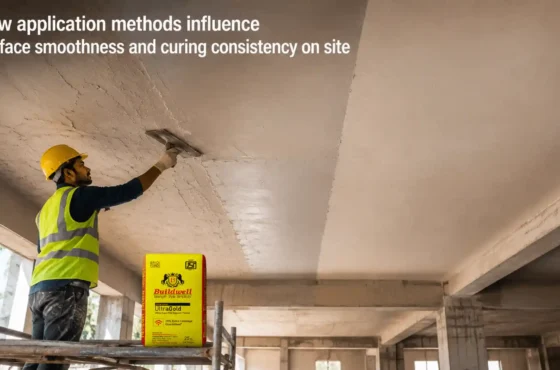 How application methods influence surface smoothness and curing consistency on site