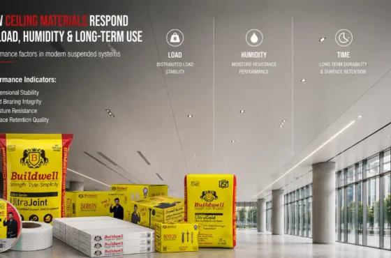 How ceiling materials respond to load, humidity, and long-term indoor usage conditions