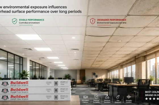 How environmental exposure influences overhead surface performance over long periods
