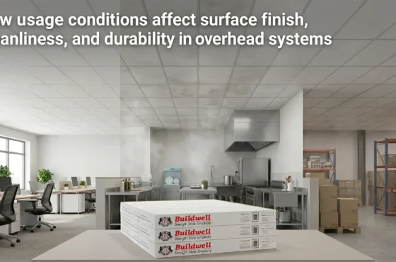 How usage conditions affect surface finish, cleanliness, and durability in overhead systems
