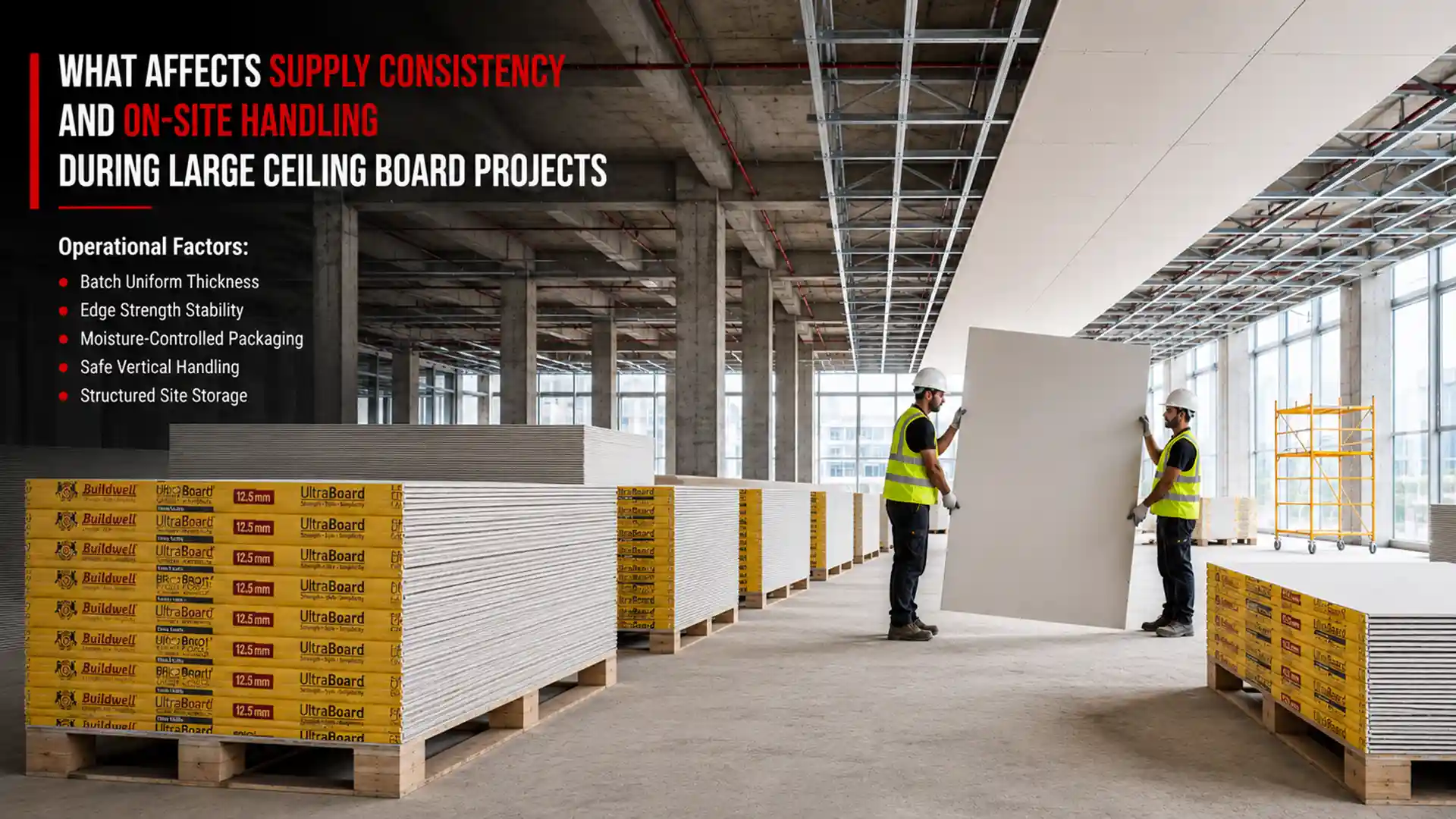 Best Gypsum Board Supplier in India providing high-quality gypsum boards with reliable supply, uniform thickness, safe handling, and dependable on-site performance