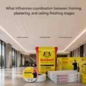 Ceiling and Gypsum Plaster Products in India designed for coordinated framing, plastering, and ceiling finishing with reliable interior performance