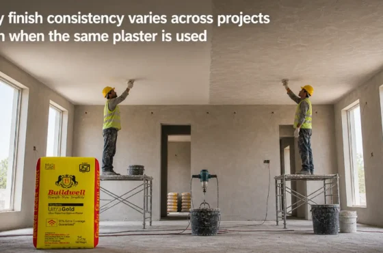 Why finish consistency varies across projects even when the same plaster is used