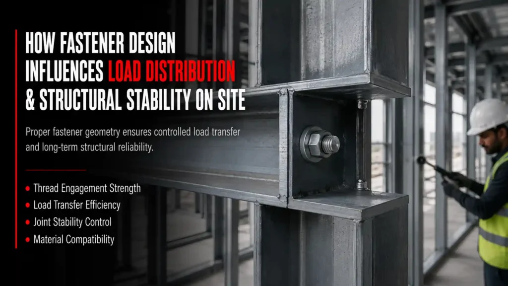 How fastener design influences load distribution and structural stability on site
