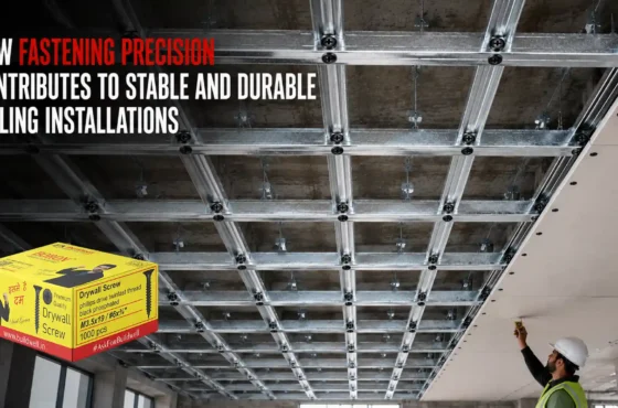 How fastening precision contributes to stable and durable ceiling installations