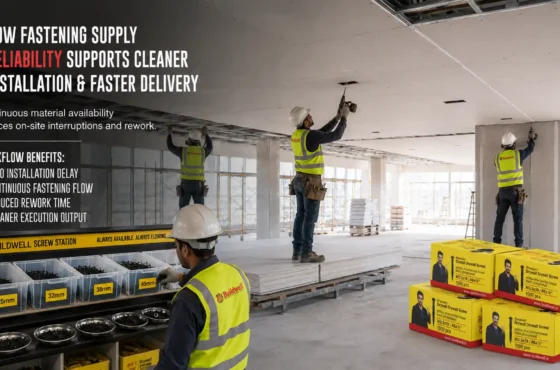 How fastening supply reliability supports cleaner installation and fewer site delays