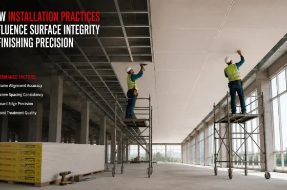 How installation practices influence surface integrity and finishing precision