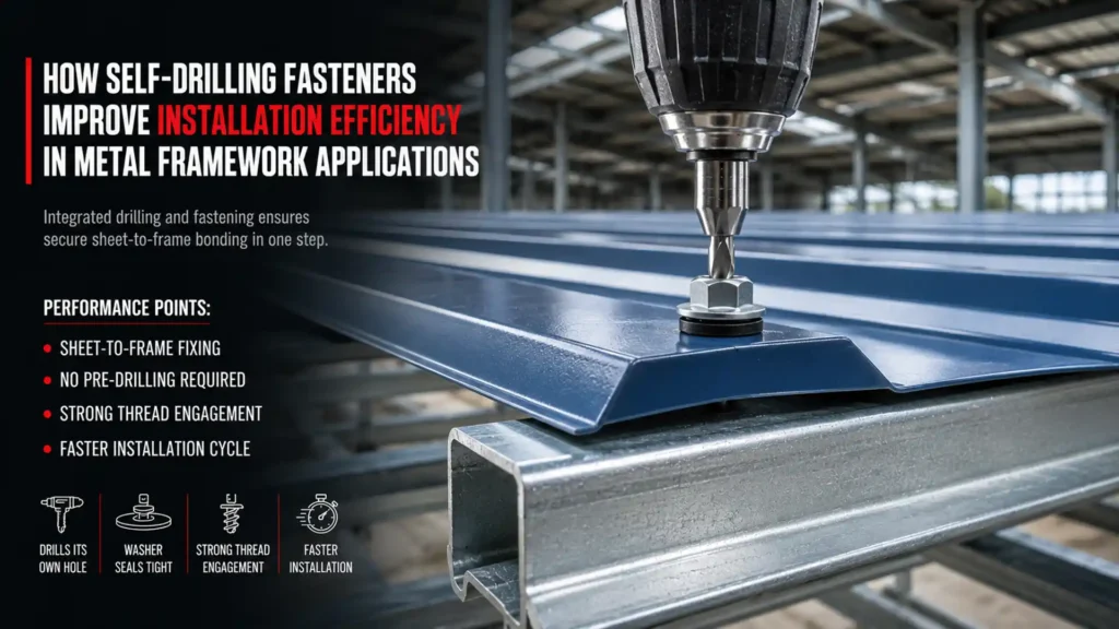 How self-drilling fasteners improve installation efficiency in metal framework applications