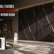 Premium Louvre Panel feature wall with elegant slatted design, enhancing functionality, ventilation, light flow, and contemporary interior aesthetics in modern spaces