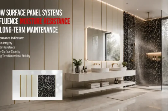 How surface panel systems influence moisture resistance and maintenance in interiors