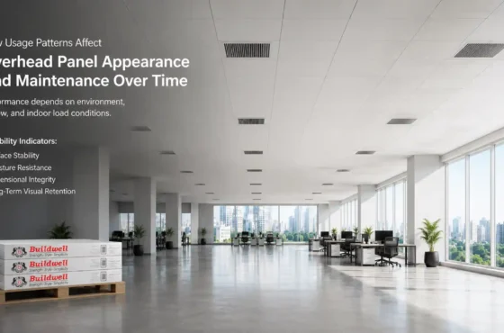 How usage patterns affect overhead panel appearance and maintenance over time