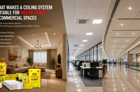 What makes a ceiling system suitable for Indian homes and commercial spaces