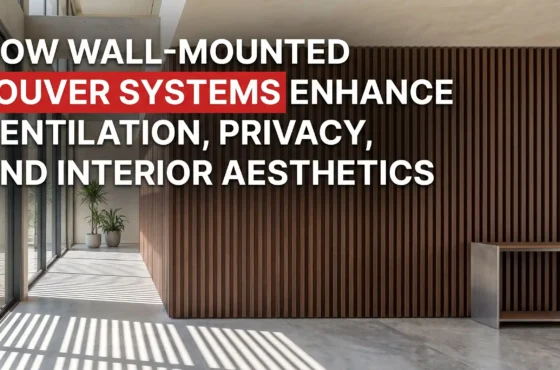 How architectural louvre systems improve ventilation, aesthetics, and space definition