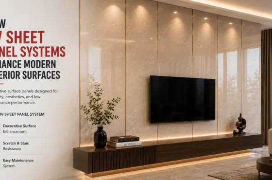 How decorative surface panels contribute to modern interior design and maintenance