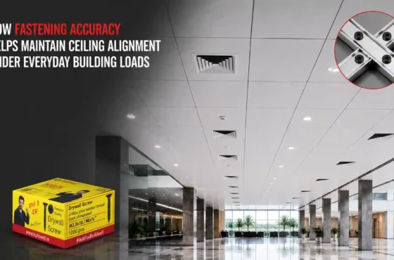 How fastening accuracy helps maintain ceiling alignment under everyday building loads