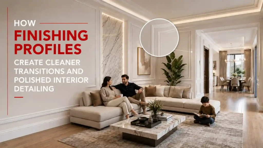 How finishing profiles create cleaner transitions and polished interior detailing