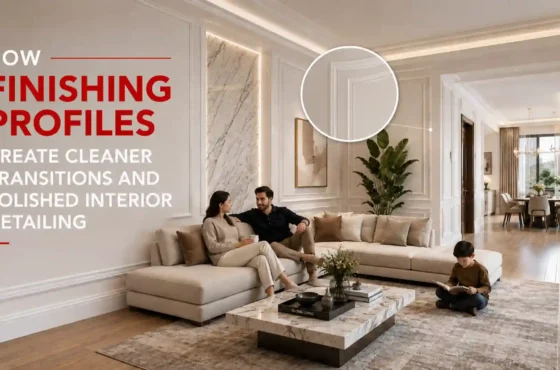 How finishing profiles create cleaner transitions and polished interior detailing