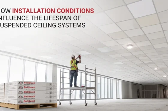 How installation conditions influence the lifespan of suspended ceiling systems