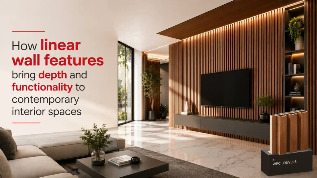 How linear wall features bring depth and functionality to contemporary interior spaces
