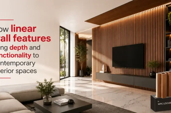 How linear wall features bring depth and functionality to contemporary interior spaces