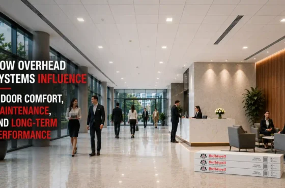 How overhead systems influence indoor comfort, maintenance, and long-term performance