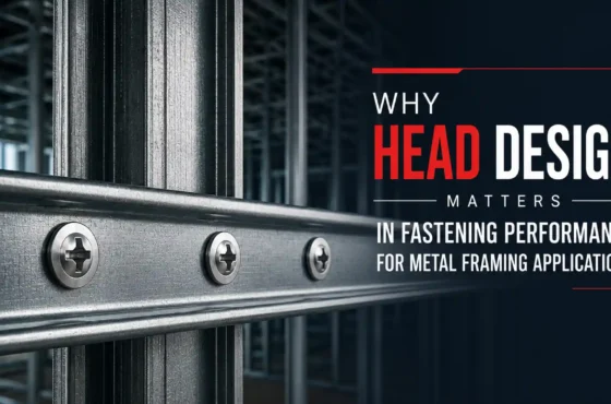 Why head design matters in fastening performance for metal framing applications