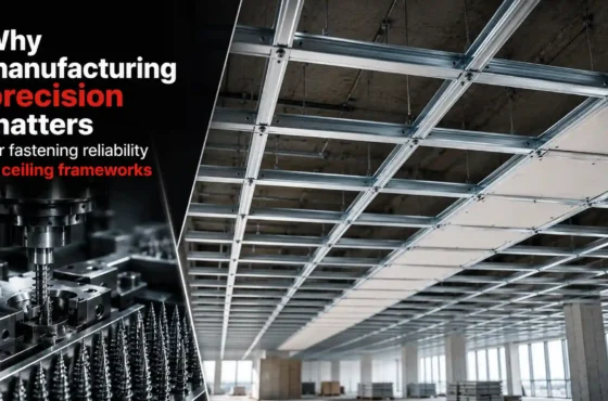 Why manufacturing precision matters for fastening reliability in ceiling frameworks