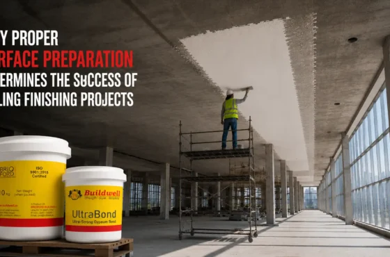 Why proper surface preparation determines the success of ceiling finishing projects