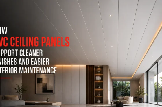 How ceiling finishes support cleaner interiors and easier maintenance