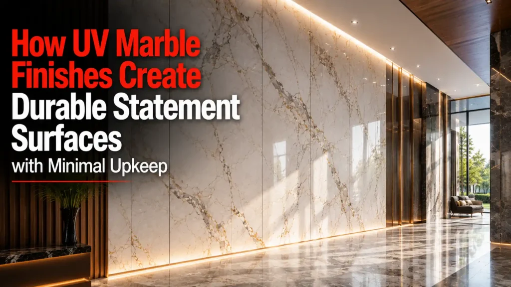 How UV Marble Finishes Create Durable Statement Surfaces with Minimal Upkeep