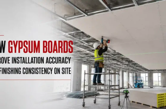 How gypsum boards improve installation accuracy and finishing consistency on site