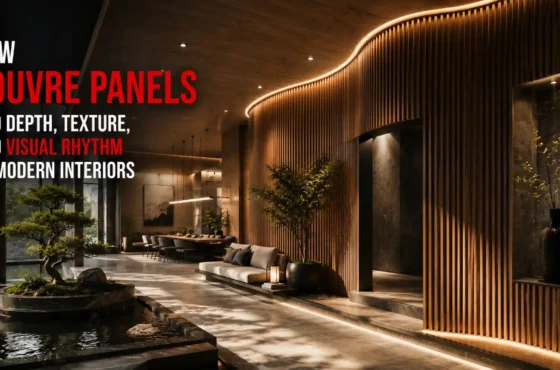 How linear detailing adds depth, texture, and visual rhythm to modern interiors
