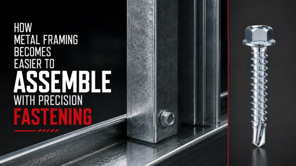 How metal framing becomes easier to assemble with precision fastening