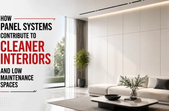 How panel systems contribute to cleaner interiors and low maintenance spaces