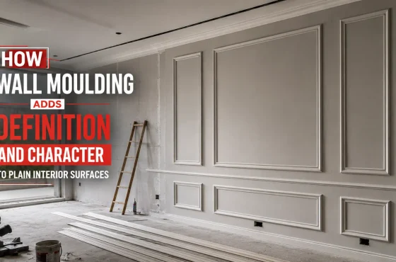 How wall moulding adds definition and character to plain interior surfaces