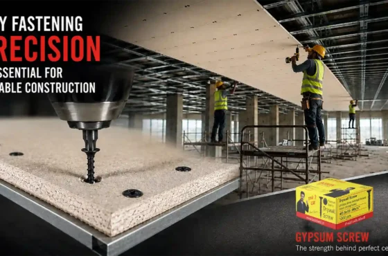 Why fastening precision is essential for stable and long lasting ceiling installations