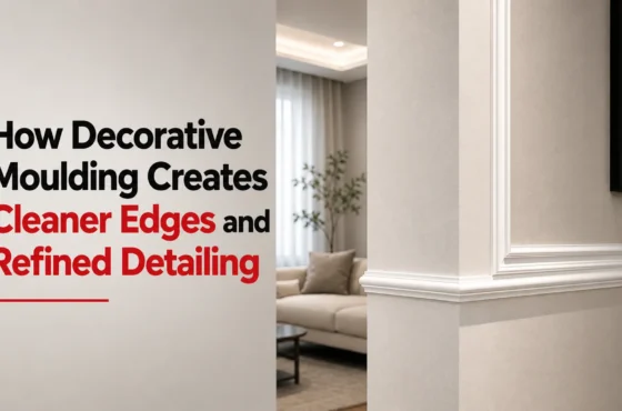 How Decorative Moulding Creates Cleaner Edges and Refined Detailing