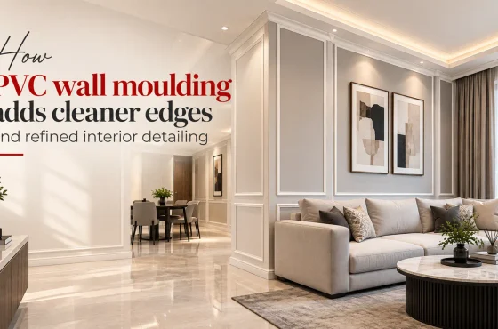 How PVC wall moulding adds cleaner edges and refined interior detailing