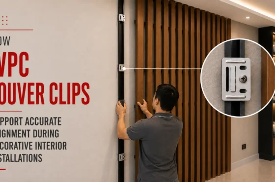 How WPC Louver Clips Support Accurate Alignment During Decorative Interior Installations