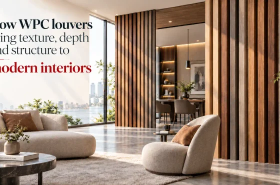 How WPC louvers bring texture, depth and structure to modern interiors