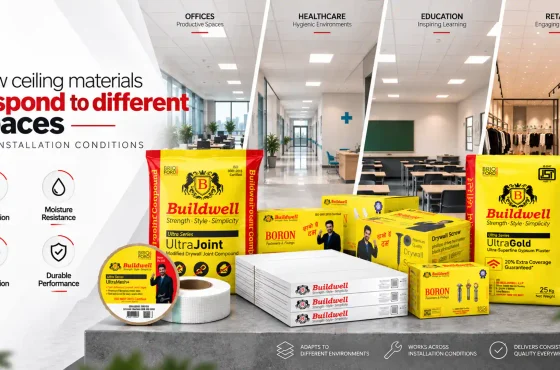 How ceiling materials respond to different spaces and installation conditions