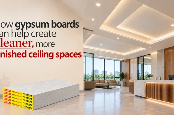How gypsum boards can help create cleaner, more finished ceiling spaces