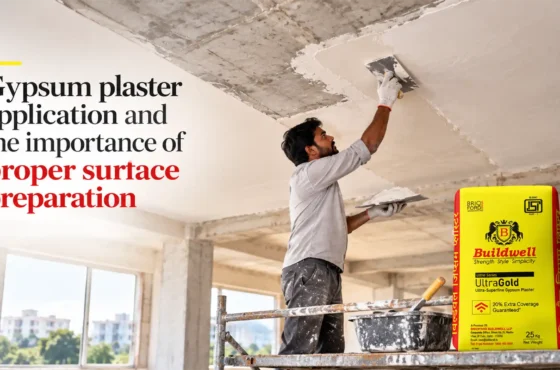 Gypsum plaster application and the importance of proper surface education