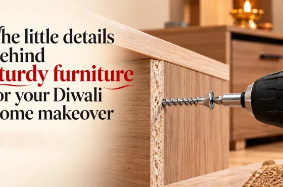 The little details behind sturdy furniture for your Diwali home makeover